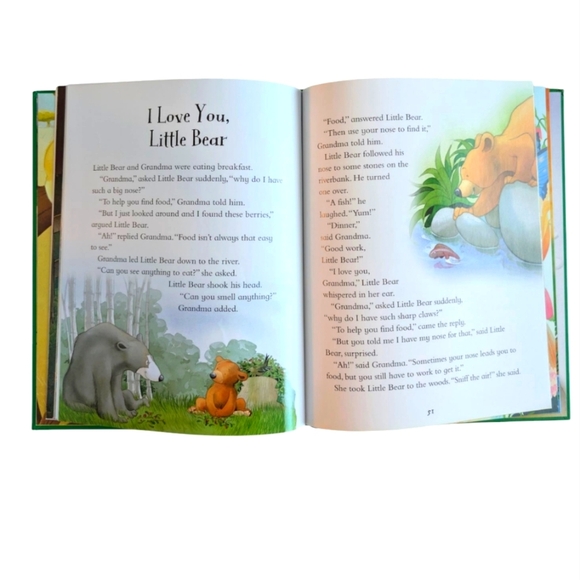 NWT Collection of Stories for a 5 Years Old Green Storybook Hardcover - Picture 3 of 4